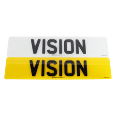 4D Acrylic Number Plates