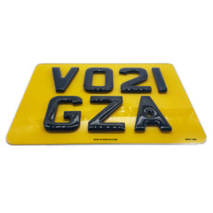 4D Gel Motorbike & Quad Bike Road Legal Number Plates