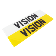 4D Acrylic Number Plates