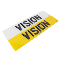 3D Gel Number Plates