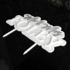 'Mr & Mrs' Wedding Raised Letter Cake Topper