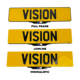 Bespoke Number Plate Holder (4D Laser Cut)