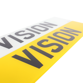 Printed 'Show Only' Number Plates