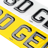 3D Gel Number Plates