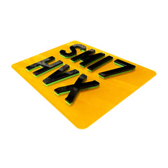 Double 4D Motorbike & Quad Bike Number Plates