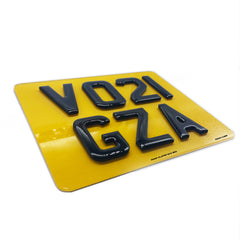 4D Gel Motorbike & Quad Bike Road Legal Number Plates