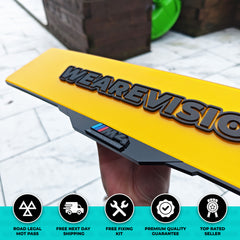 BMW M4 Competition - Laser Cut Number Plate Holders & Surrounds