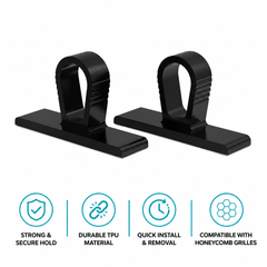 Audi RS/S Honeycomb Number Plate Clips