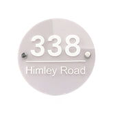 4D Acrylic House Sign - Circular