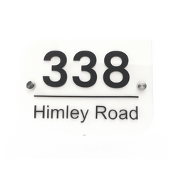 4D Acrylic House Sign - Build Your Own Design