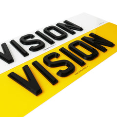 Shadow Number Plates