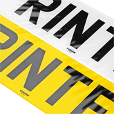 Printed Number Plates