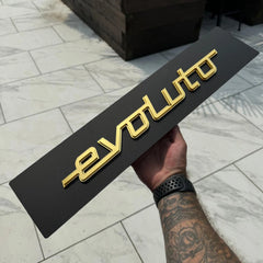 Custom Business 4D Logo Display Number Plate - Garage Dealer Showroom Advertising Plate