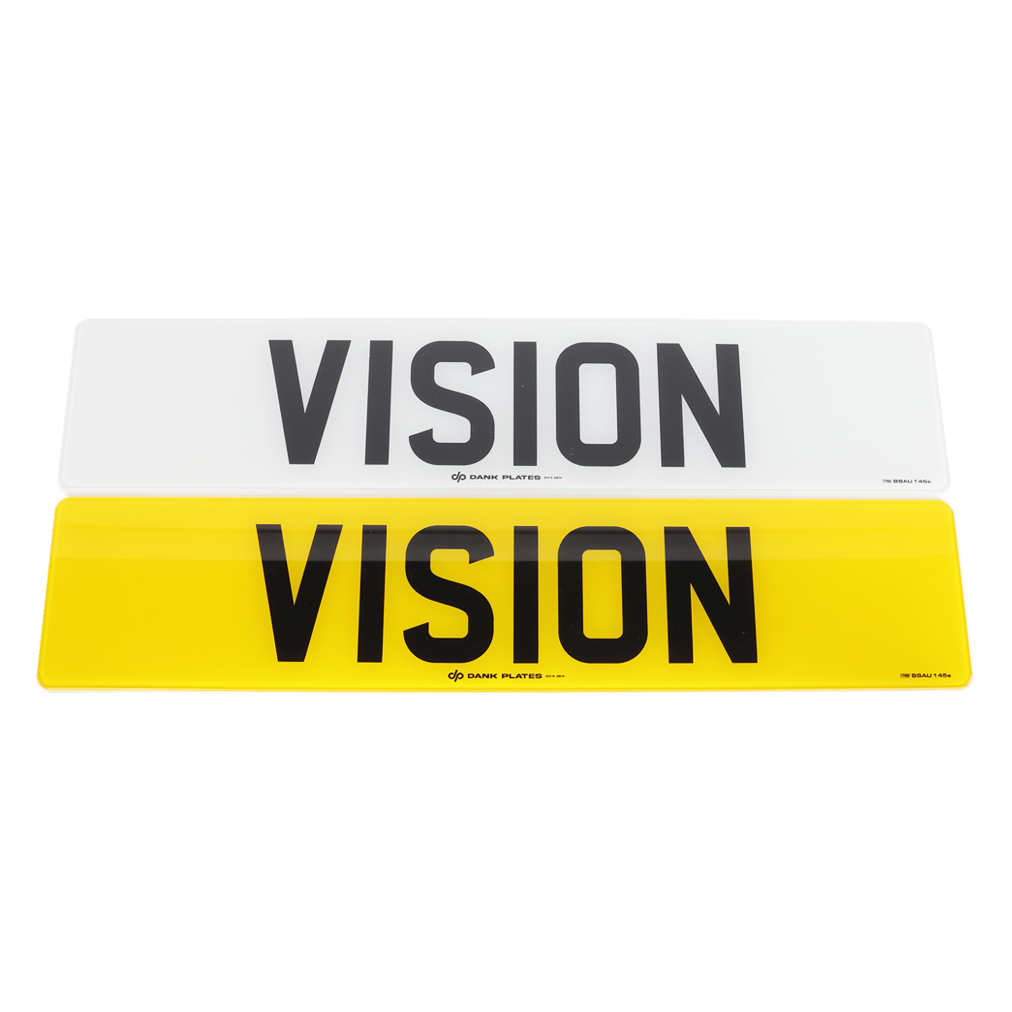 Printed Road Legal Number Plates