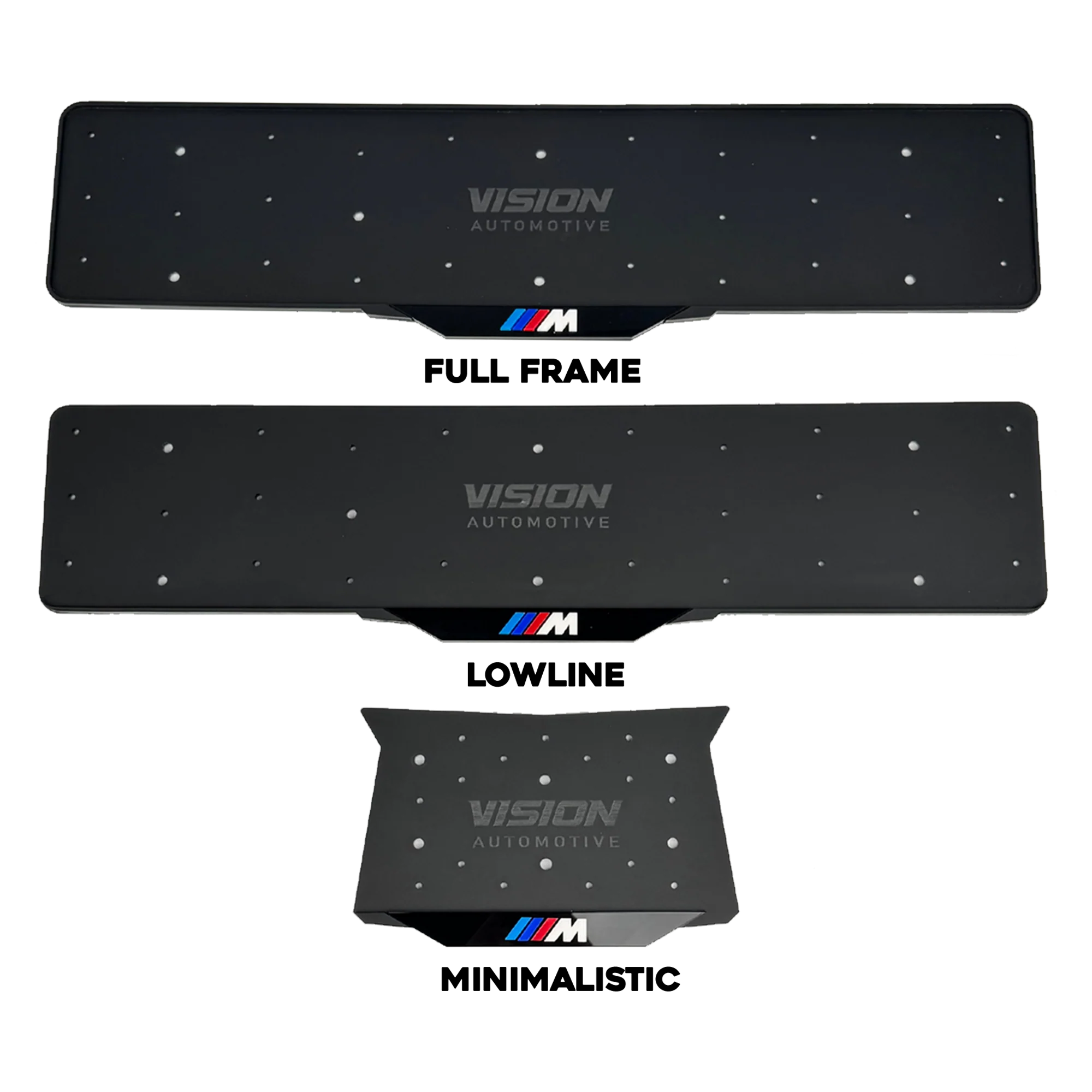 BMW M Models Laser Cut Number Plate Holder