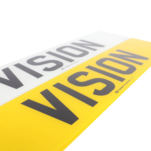 Printed Road Legal Number Plates