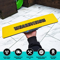 BMW M135i - Laser Cut Number Plate Holders & Surrounds (Copy)