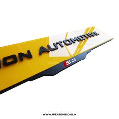Audi S Models Laser Cut Customisable Number Plate Holder