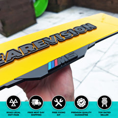 BMW M5 - Laser Cut Number Plate Holders & Surrounds