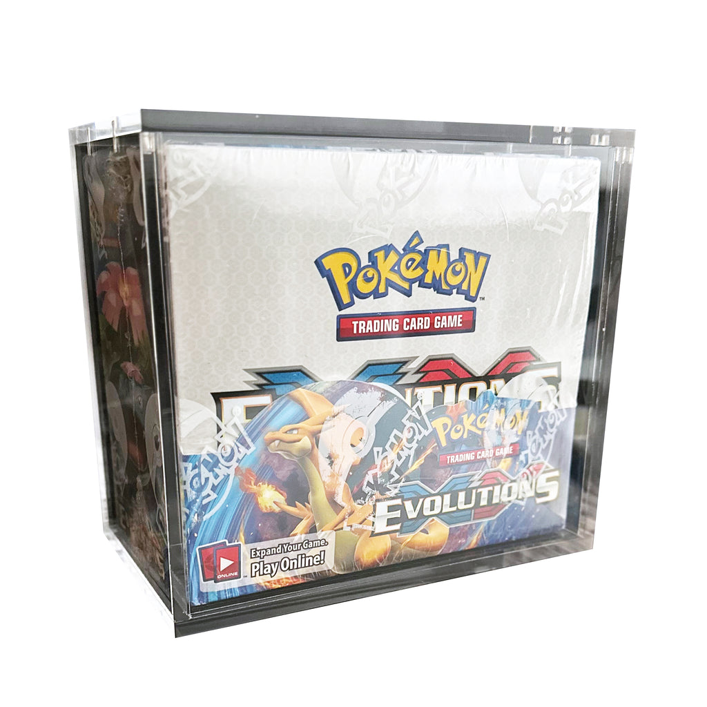 Clear Acrylic Trading Card Case Magnetic Acrylic Case For Pokemon Booster Packs Display & Protection, Sealed Storage Japanese Booster Box Acrylic Case Clear Acrylic Trading Card Case Magnetic Acrylic Case For Pokemon Booster Packs Display & Protection, Sealed Storage Japanese Booster Box Acrylic Case