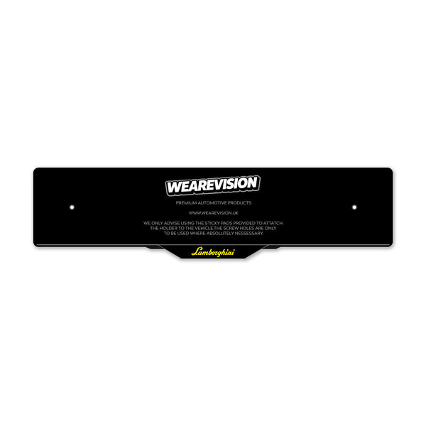 Lamborghini Laser Cut Number Plate Holders & Surrounds