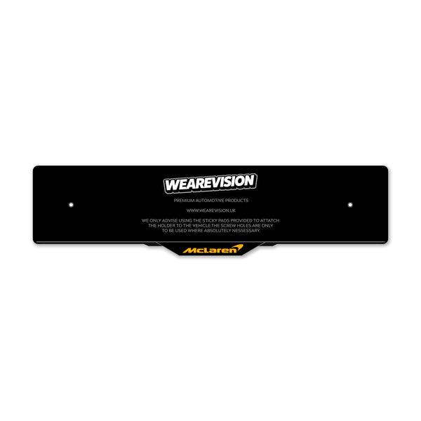 McLaren Laser Cut Number Plate Holders & Surrounds