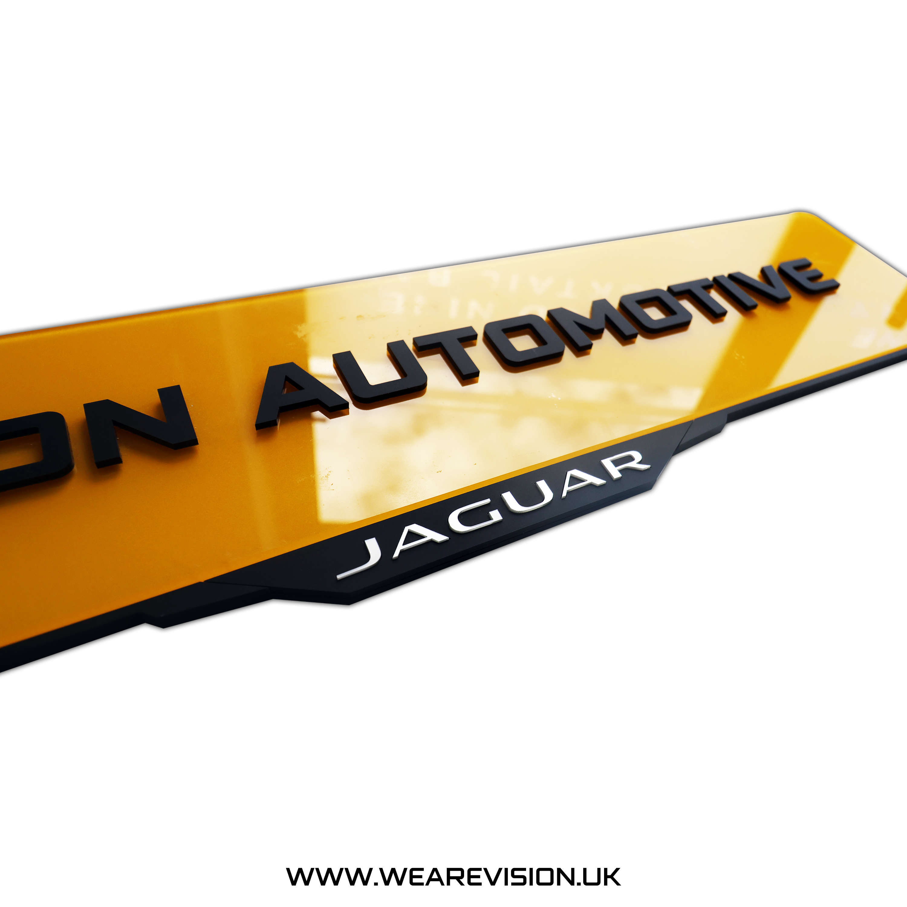 Jaguar Laser Cut Customisable Number Plate Holder