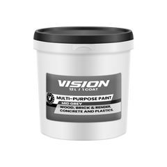 Vision Multi-Purpose Paint - Mid Grey - 12 Litres