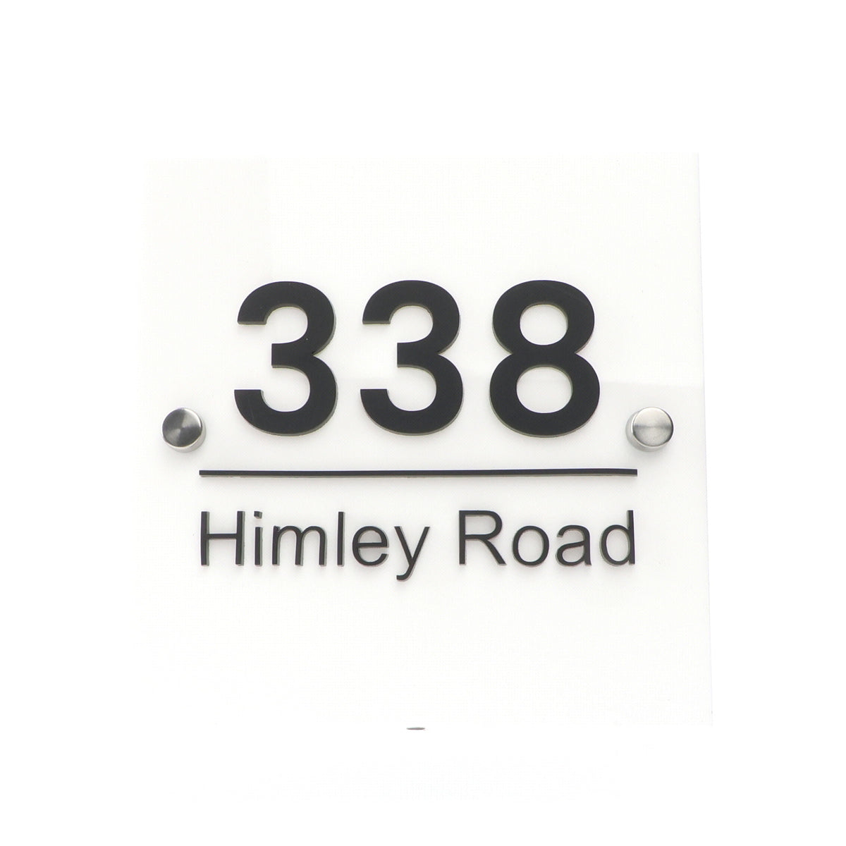 4D Acrylic House Sign - Square
