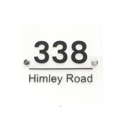 4D Acrylic House Sign - Square
