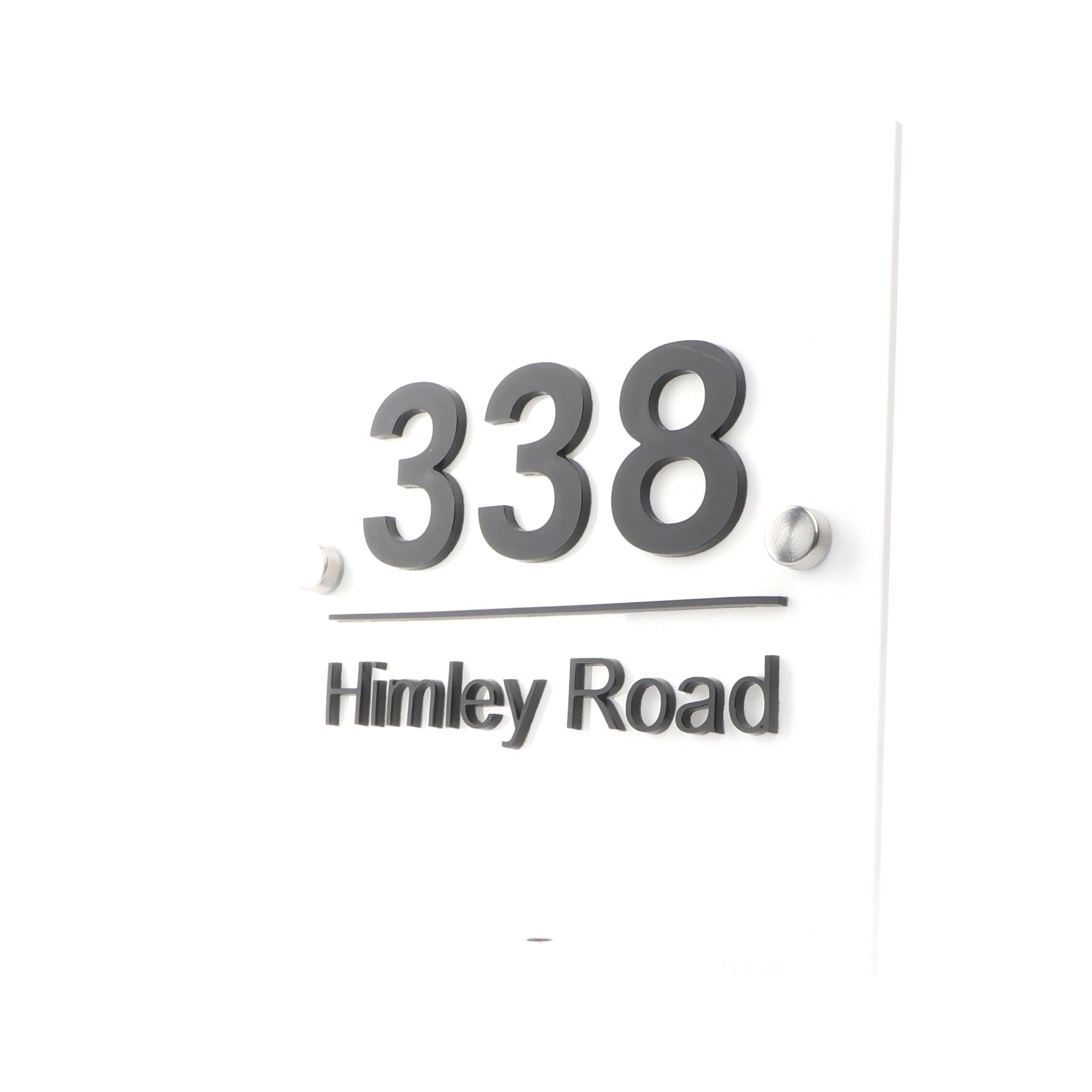 4D Acrylic House Sign - Square