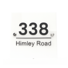4D Acrylic House Sign - Square