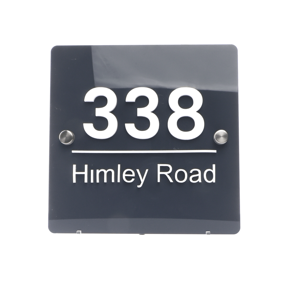 Warning Sign 4d 4D Acrylic House Sign - Build Your Own Design – Vision
