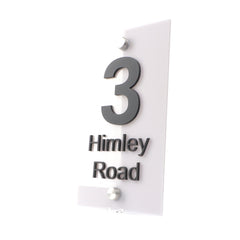 4D Acrylic House Sign - Upright Rectangle