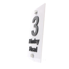 4D Acrylic House Sign - Upright Rectangle
