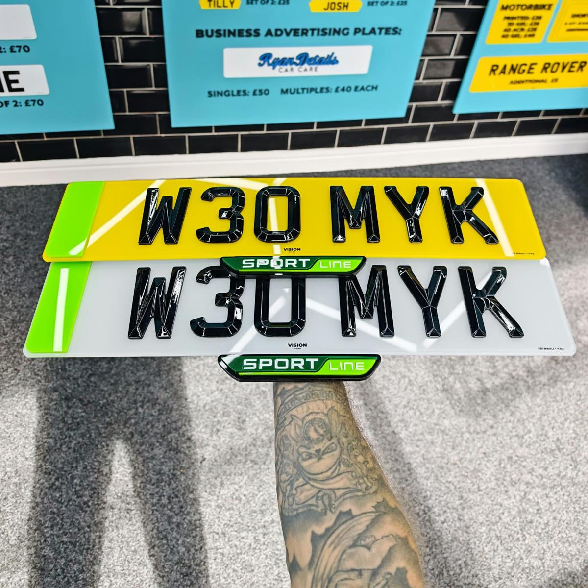 Skoda Laser Cut Number Plate Holders & Surrounds