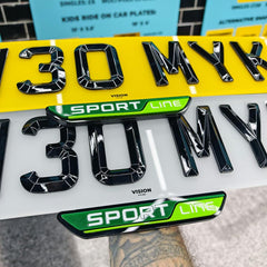 Skoda Laser Cut Number Plate Holders & Surrounds
