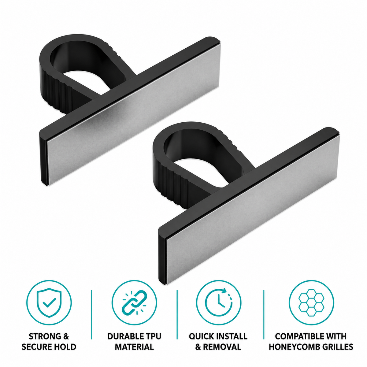 Audi RS/S Honeycomb Number Plate Clips