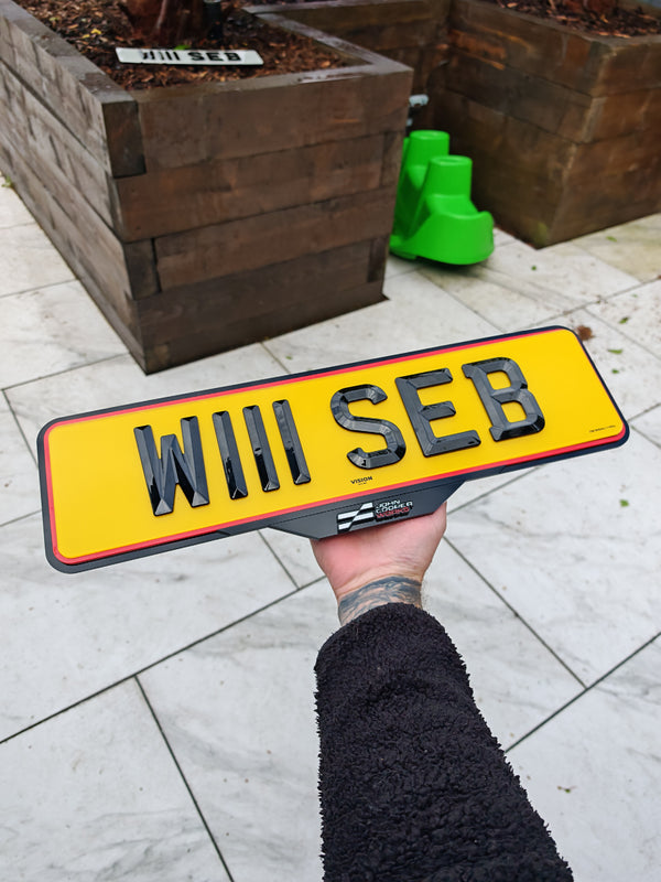 Mini Laser Cut Number Plate Holders & Surrounds