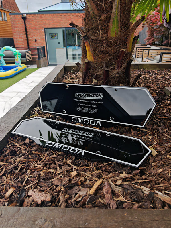 Omoda Laser Cut Number Plate Holders & Surrounds