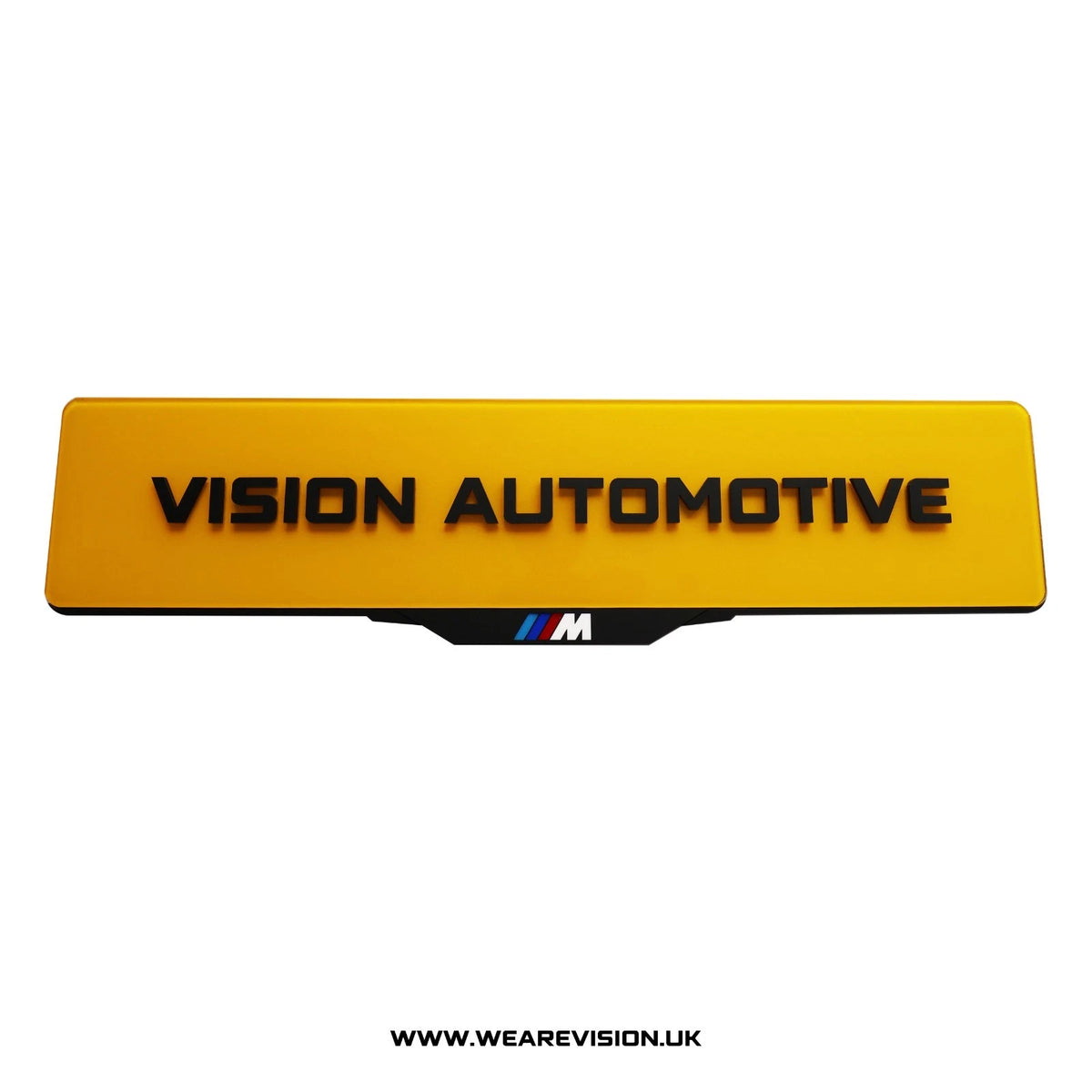 BMW M Models Laser Cut Number Plate Holder
