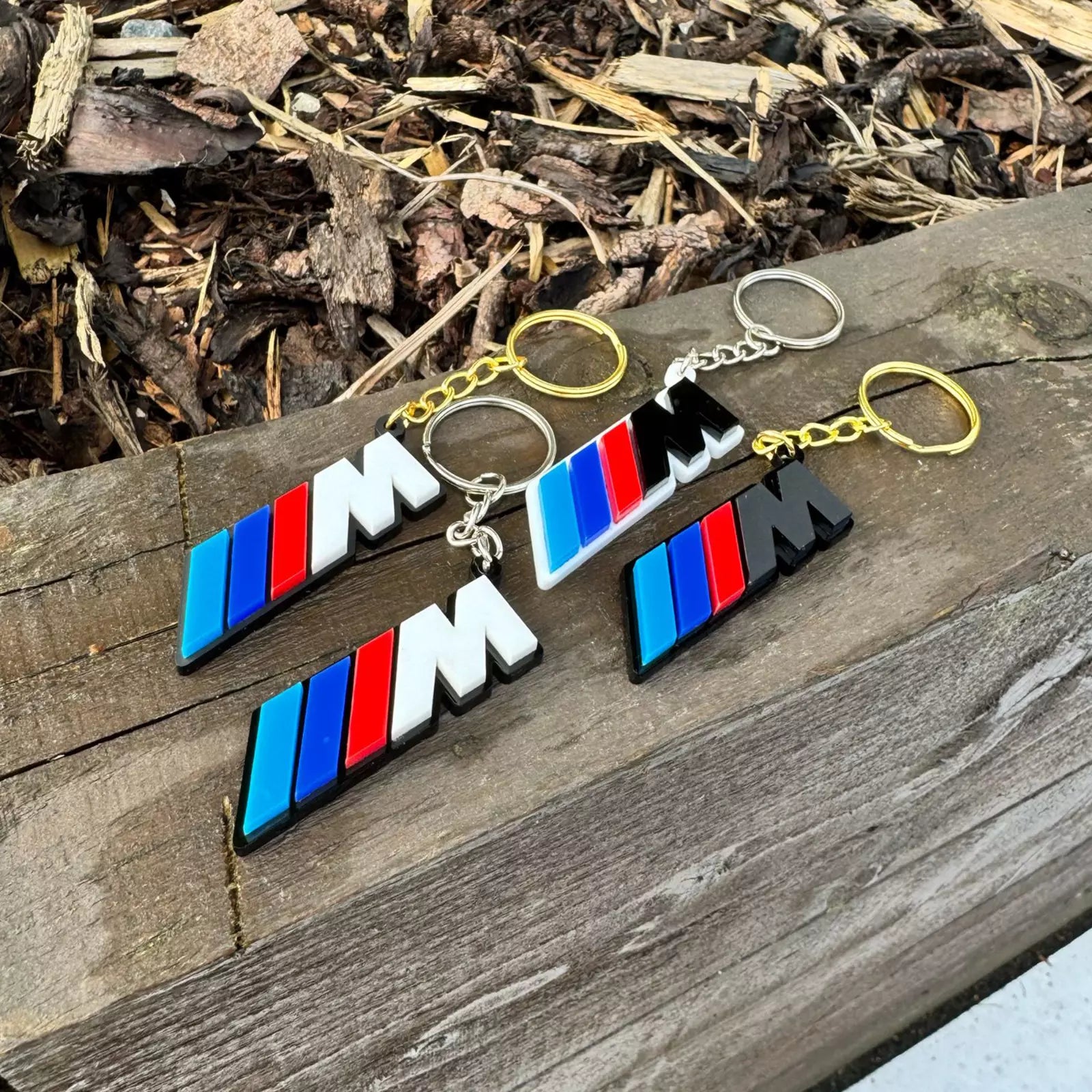 4D Acrylic BMW M Keyring
